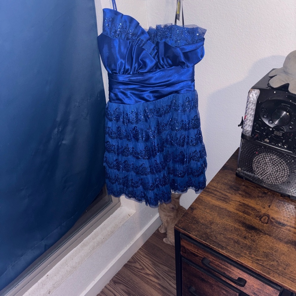 Masquerade Royal Blue Dress